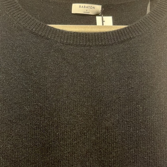 NWT! Babaton Black Session Luxe Cashmere Sweater - Picture 4 of 9
